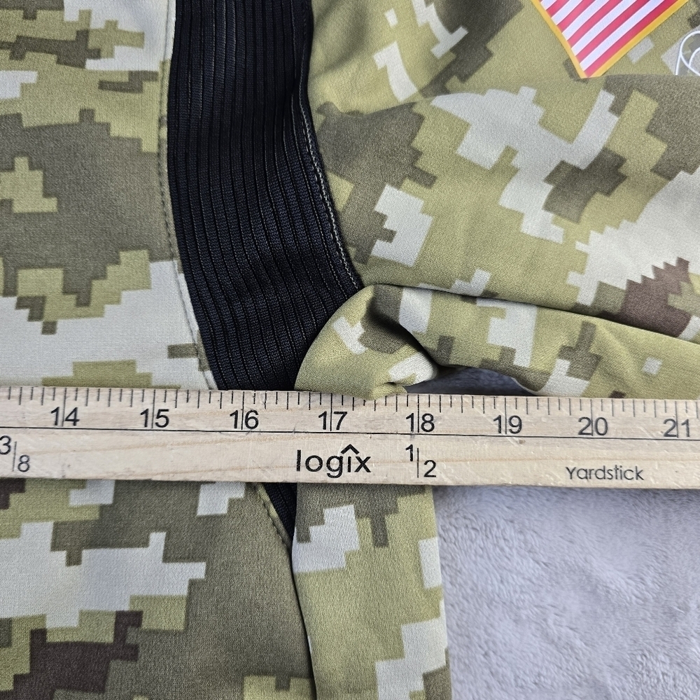 Nike Boys Raiders Salute To Service Green Camo Geometric Hoddie sz Lg (14/16) - Picture 6 of 7